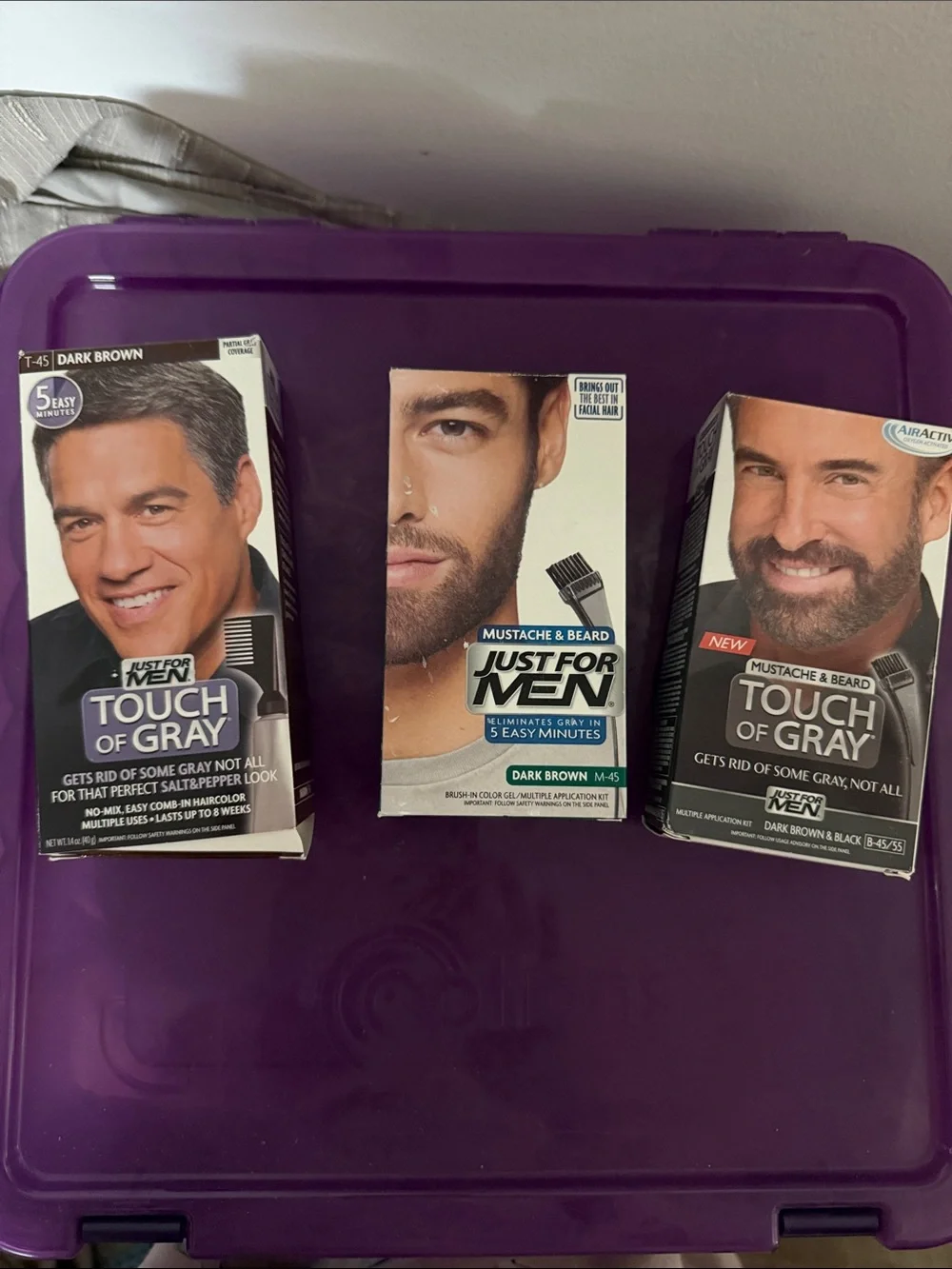 3 Men’s Gray Hair Coloring Kits
